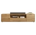 Lomadox Lowboard WISLA-69 Massivholz Wildeiche geölt Softclose Bild 3
