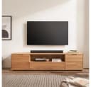 Lomadox Lowboard WISLA-69 Massivholz Wildeiche geölt Softclose Bild 5