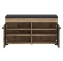 Lomadox Garderoben-Set GRAHAM-129 Eiche Grau Softclose Bild 3