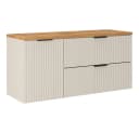 Lomadox Waschbeckenschrank ADELAIDE-56-CASHMERE 120 cm mit Wäschekorb Bild 2