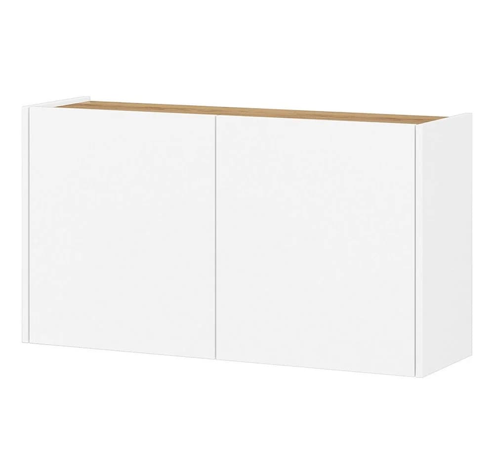 Lomadox Schuhschrank LAPUA-01 Weiß Eiche Dekor Softclose - Bild 4
