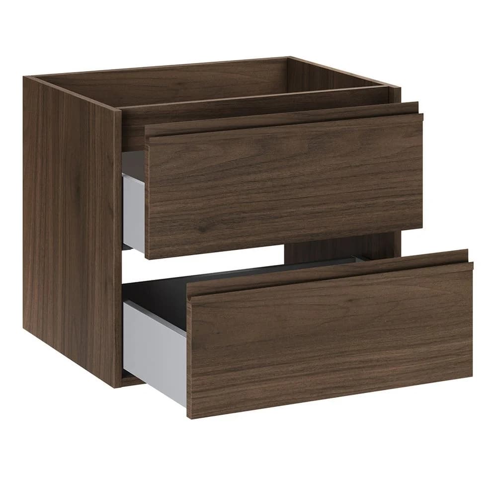 Lomadox Waschtischunterschrank VERZUOLO-56-WALNUT 60 cm braun - Bild 5