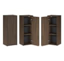 Lomadox Wandhängender Hochschrank VERZUOLO 30 cm Walnuss Bild 3