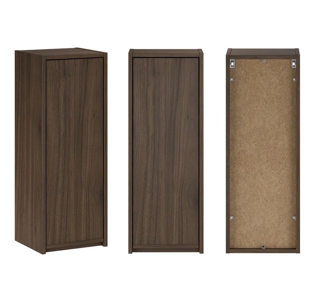 Lomadox Wandhängender Hochschrank VERZUOLO 30 cm Walnuss - Bild 5
