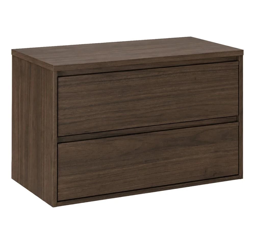 Lomadox Waschbeckenschrank VERZUOLO-56-WALNUT 80 cm Walnuss Modern - Bild 2