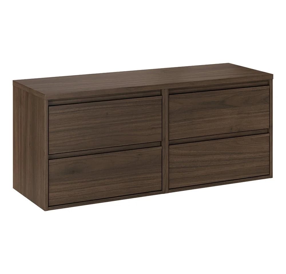 Lomadox Waschtischschrank VERZUOLO-56 Walnuss Softclose - Bild 2