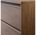 Lomadox Waschtischschrank VERZUOLO-56 Walnuss Softclose Bild 3