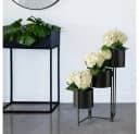BOLTZE Blumenständer Schwarz 3-fach Eisen Bild 1