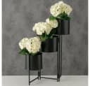 BOLTZE Blumenständer Schwarz 3-fach Eisen Bild 2
