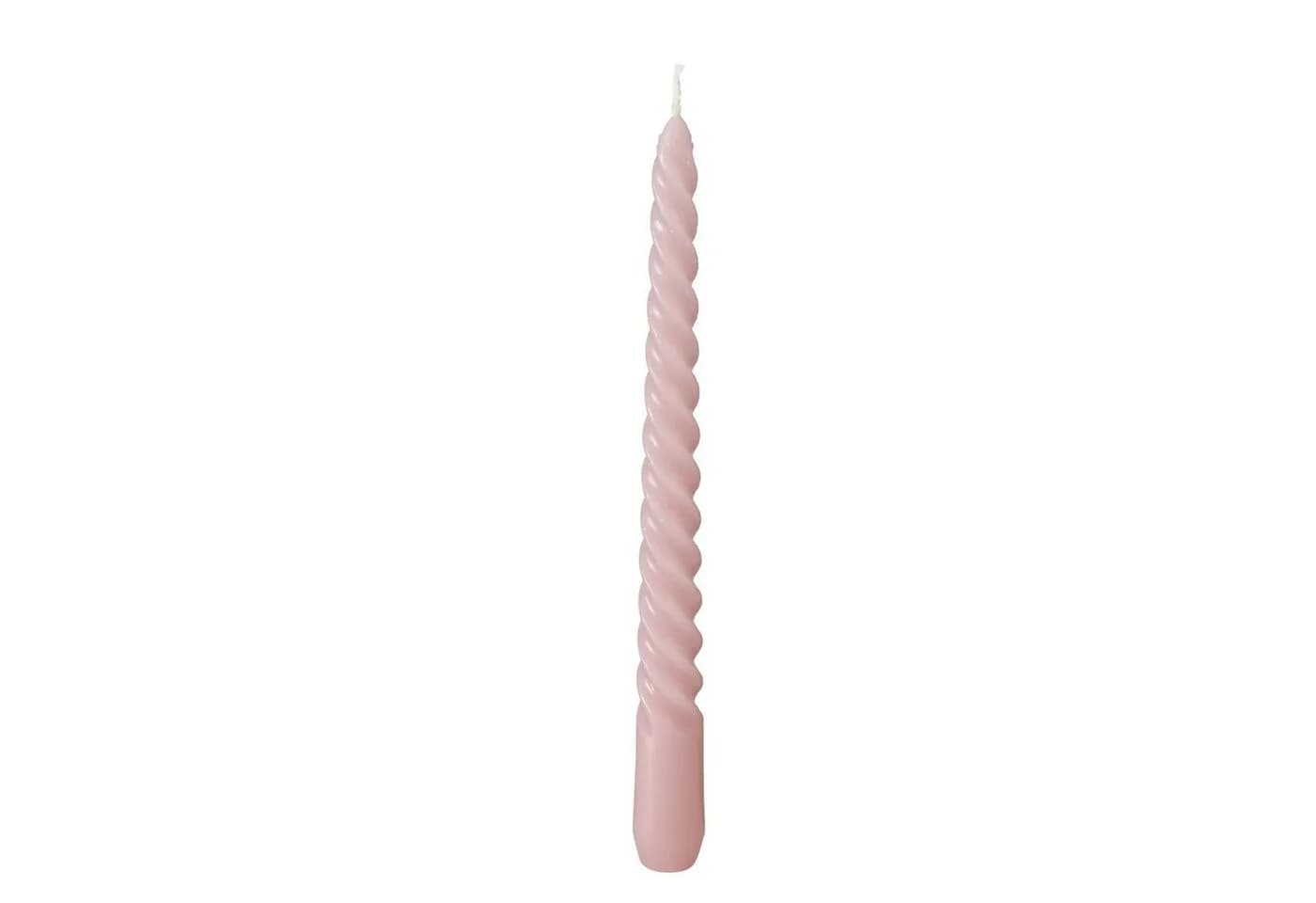 BOLTZE Twister Stabkerze 6er-Set Rosa