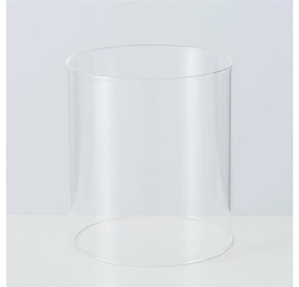 BOLTZE Windlicht Cindy 2er Set Schwarz Skandinavisch Glas Metall - Bild 4