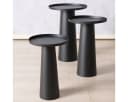 BOLTZE GRUPPE Beistelltisch JACKY 3er-Set Metall Schwarz Matt Bild 1