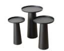 BOLTZE GRUPPE Beistelltisch JACKY 3er-Set Metall Schwarz Matt Bild 2