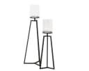 BOLTZE GRUPPE GmbH Kerzenhalter COSA 2er-Set Glas Metallrahmen Bild 2