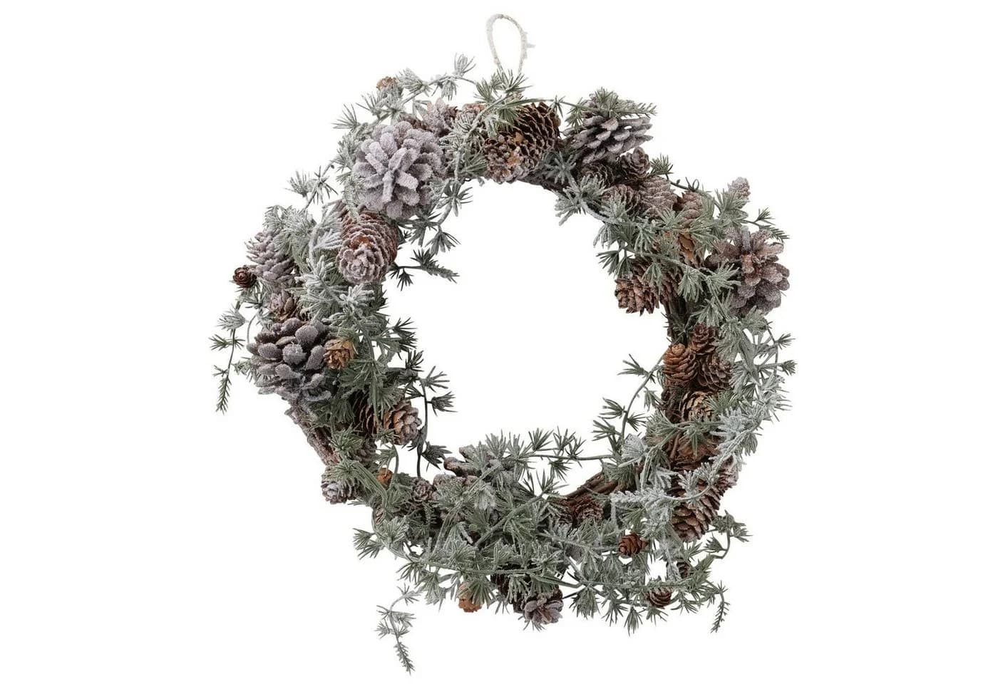 Kunstpflanze Hängekranz Kiefer grün 32cm von Boltze - Bild 2
