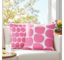 BOLTZE Dekokissen Bliss Geo Pink Weiss 2er Set Bild 2