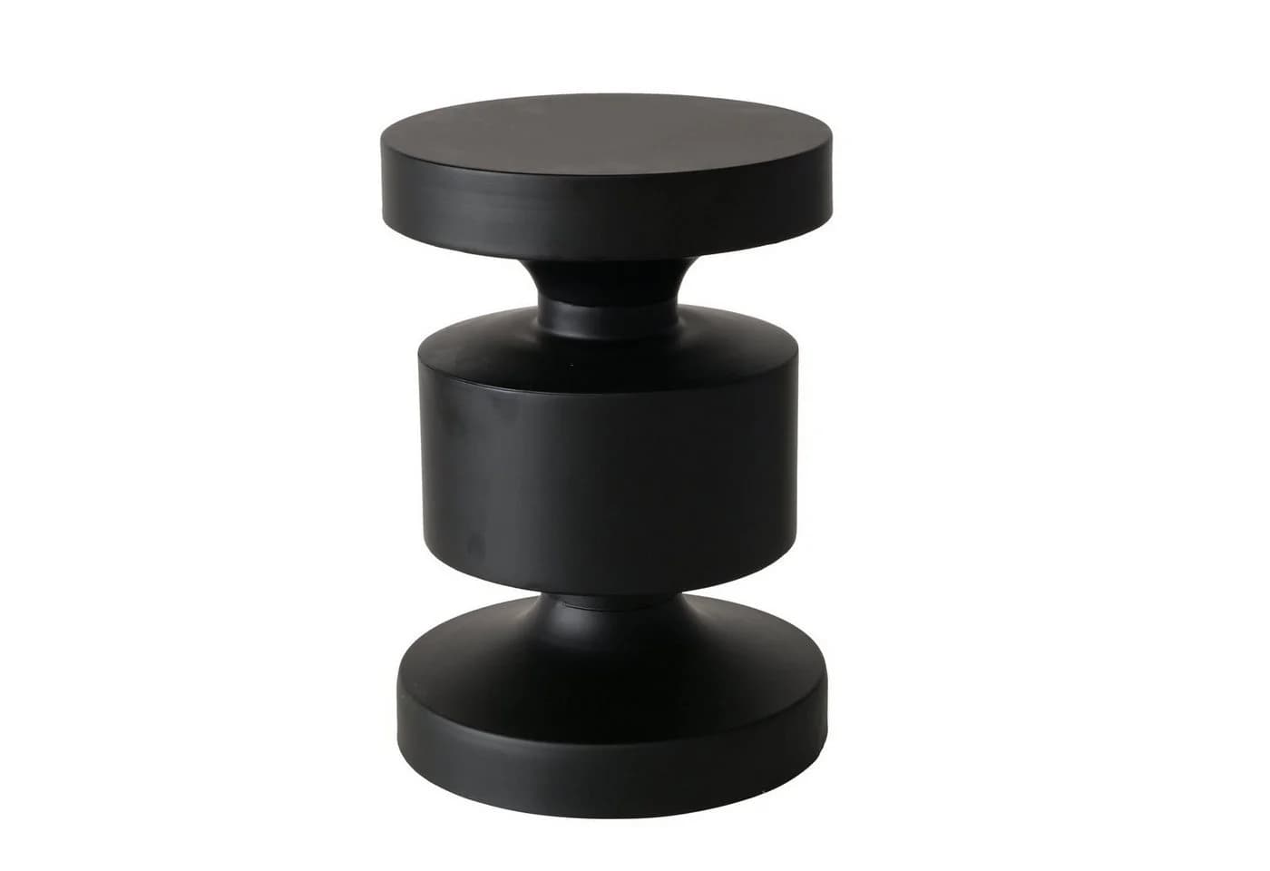 BOLTZE Beistelltisch Shaly Schwarz Metall Modern - Bild 2