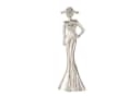 MF Dekofigur Lady Tatjana Elegante Aluminium Figur Silber Bild 1