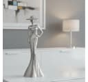 MF Dekofigur Lady Tatjana Elegante Aluminium Figur Silber Bild 2