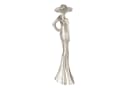 MF Dekofigur Lady Tatjana Elegante Aluminium Figur Silber Bild 5