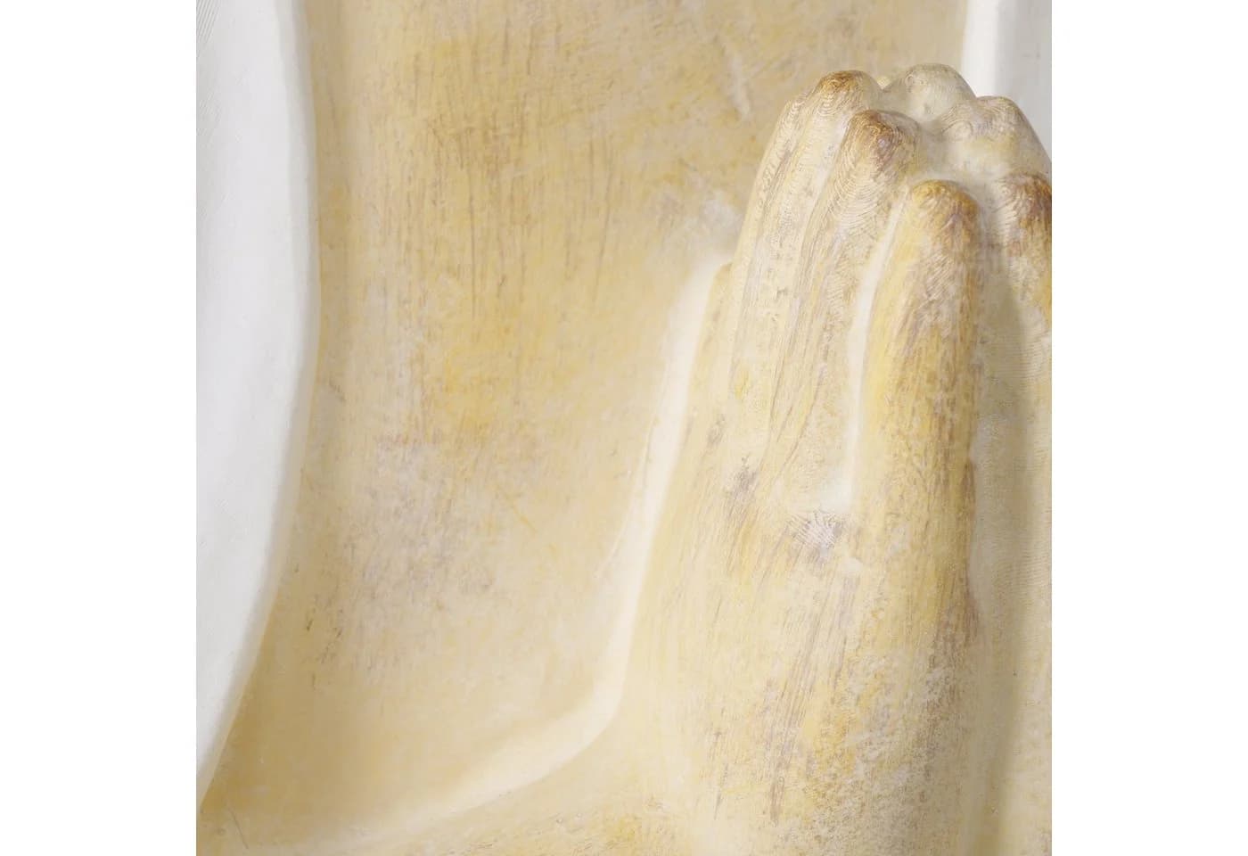 MF Buddhafigur Samudra Weiß Beige 50cm