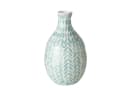 BOLTZE Dekovase Mosaikvase Livas Blau/Cremeweiß Capizmuschel Bild 2