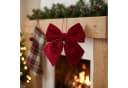 BOLTZE GRUPPE Weihnachtsbaumschleife Bowy Plüsch Dunkelrot Bild 1