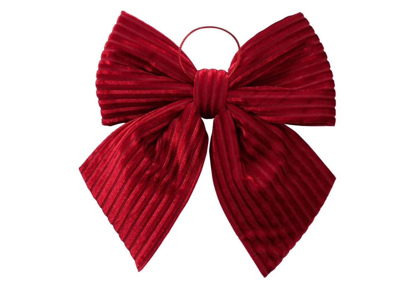 BOLTZE GRUPPE Weihnachtsbaumschleife Bowy Plüsch Dunkelrot - Bild 2