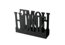 BOLTZE Serviettenhalter „Home“ Schwarz Metall Bild 2