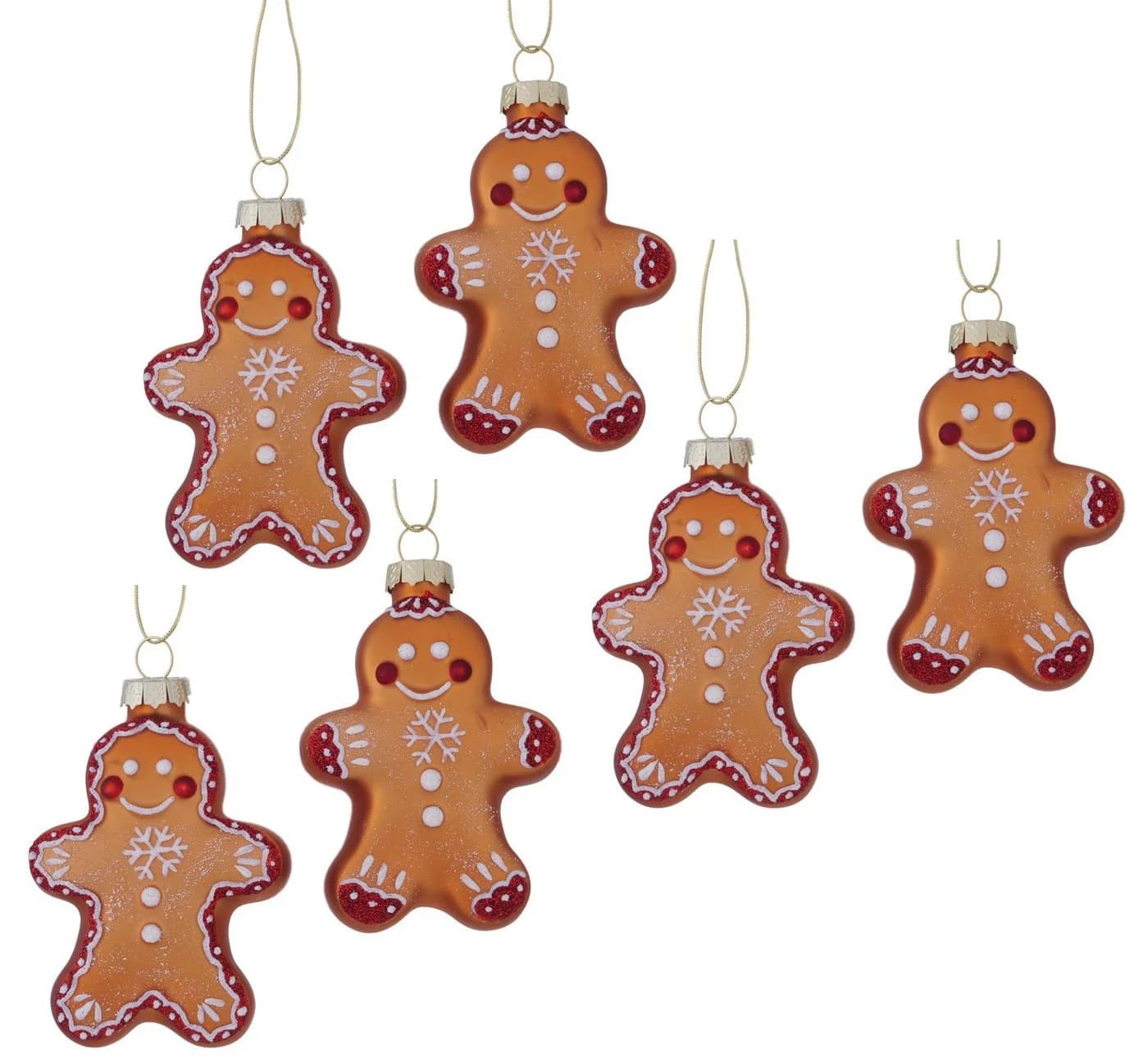 LeGer Home by Lena Gercke Weihnachtsanhänger Gingy 6er-Set Lebkuchenmann - Bild 2