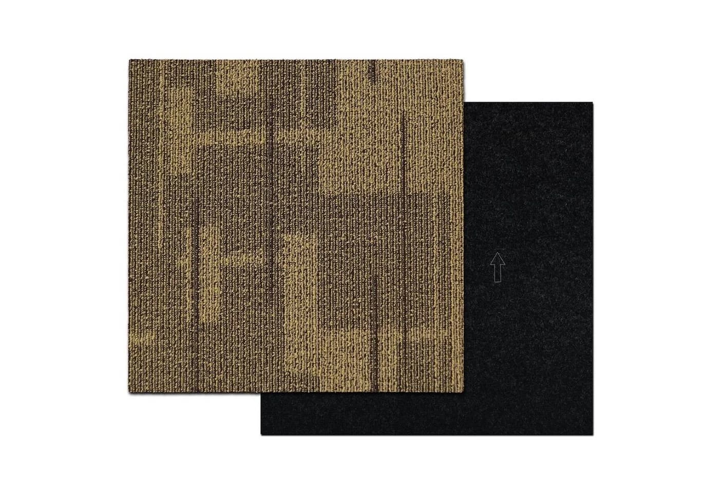 casa pura Teppichfliese Andorra Beige 50x50 cm Schlingenflor - Bild 2