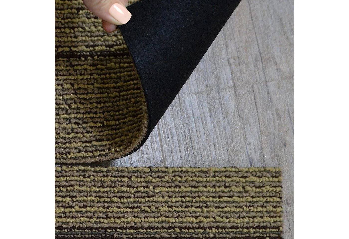 casa pura Teppichfliese Andorra Beige 50x50 cm Schlingenflor - Bild 4