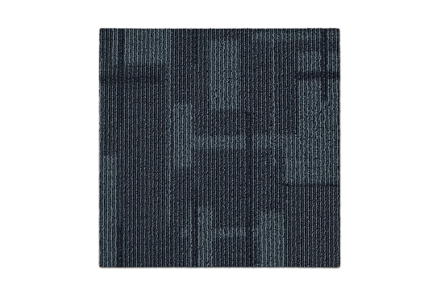 casa pura Teppichfliese Andorra Anthrazit 50x50 cm Schlingenflor