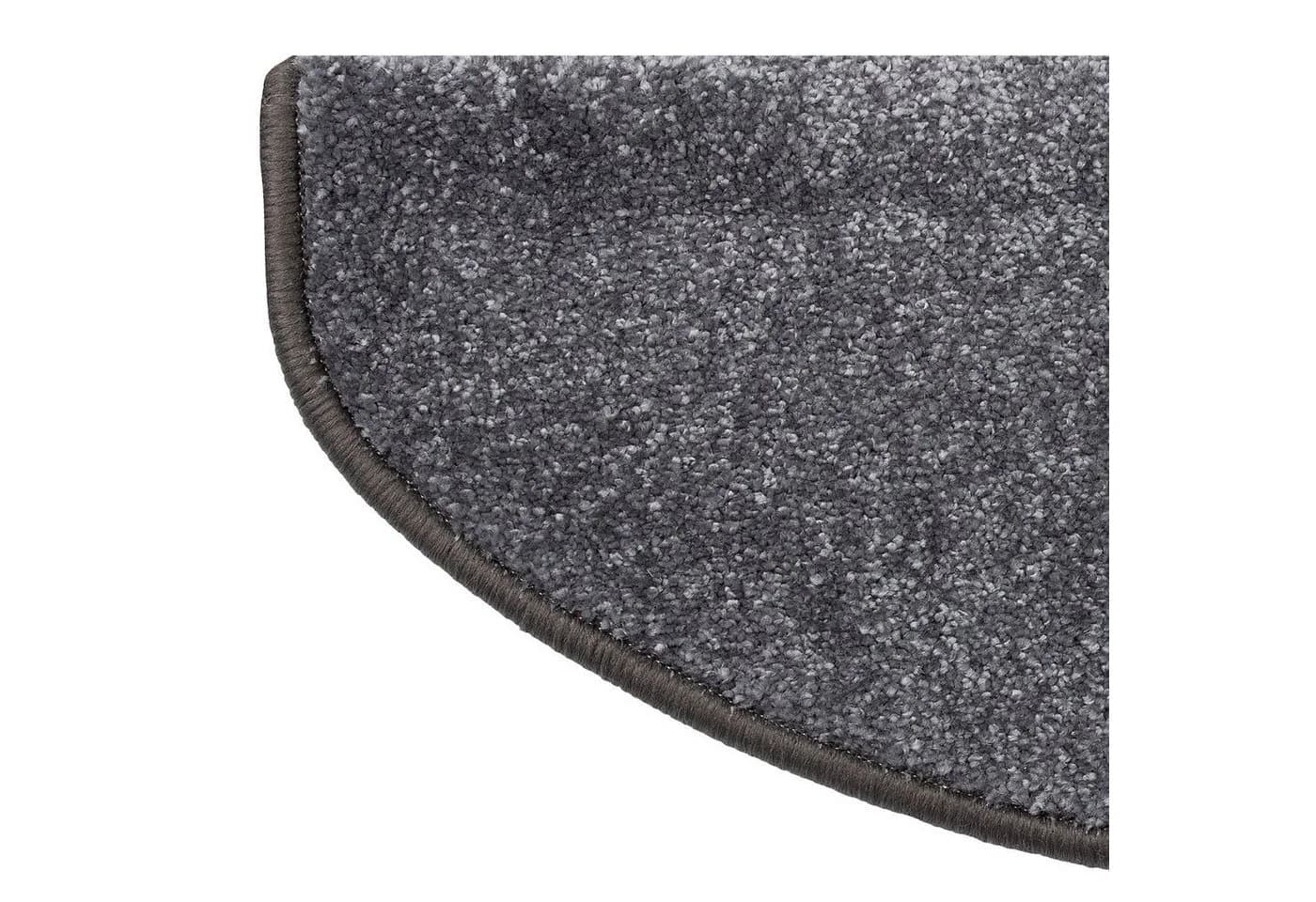 Floordirekt Stufenmatte Sundae Velours Anthrazit Halbrund - Bild 3