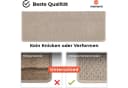 casa pura Stufenmatte Baleno Beige Bouclé Treppenschutz Bild 4