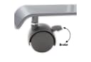 Karat Mobiles Whiteboard mit Rollen, Magnetisch, Aluminiumrahmen, Weiß Bild 5