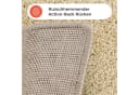 Karat Bettvorleger Barcelona Shaggy Beige Polypropylen Bild 1