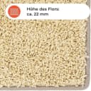 Karat Bettvorleger Barcelona Shaggy Beige Polypropylen Bild 3