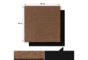 Karat Teppichfliese Moscow Beige Selbstliegend 50x50 cm Bild 3
