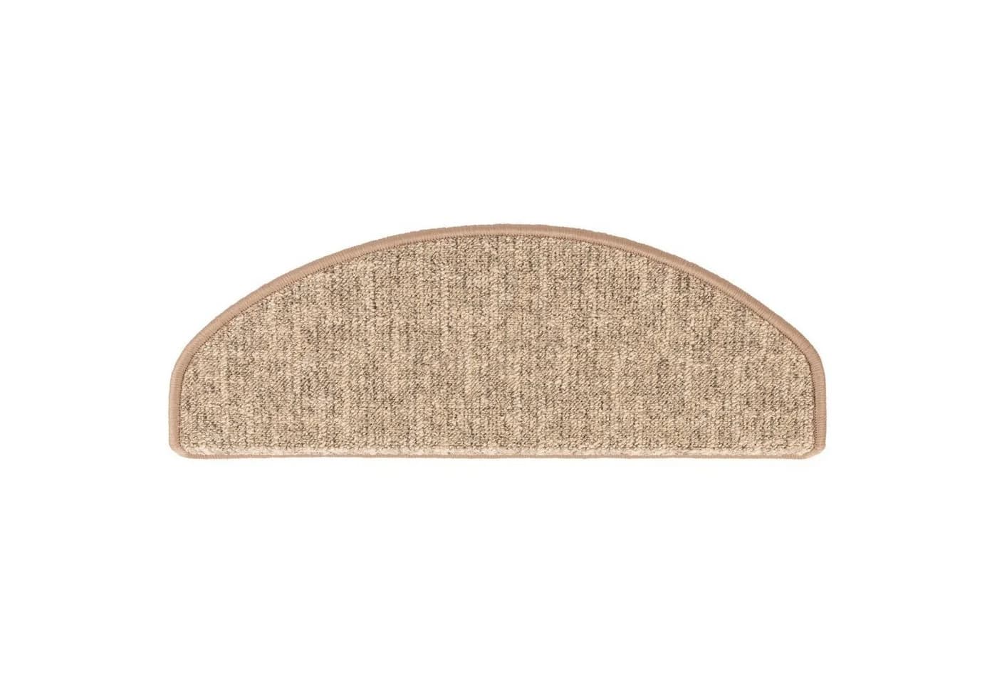 Karat Stufenmatte Alto Halbrund Beige Rutschhemmend mit Winkelschiene - Bild 3