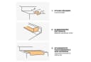 Karat Stufenmatte Alto Halbrund Beige Rutschhemmend mit Winkelschiene Bild 5