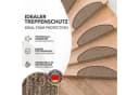 Karat Stufenmatte Alto Halbrund Braun Bild 1