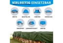 casa pura Schutzplane extrem reißfest 240 g/m² Grün Wasserdicht Bild 5