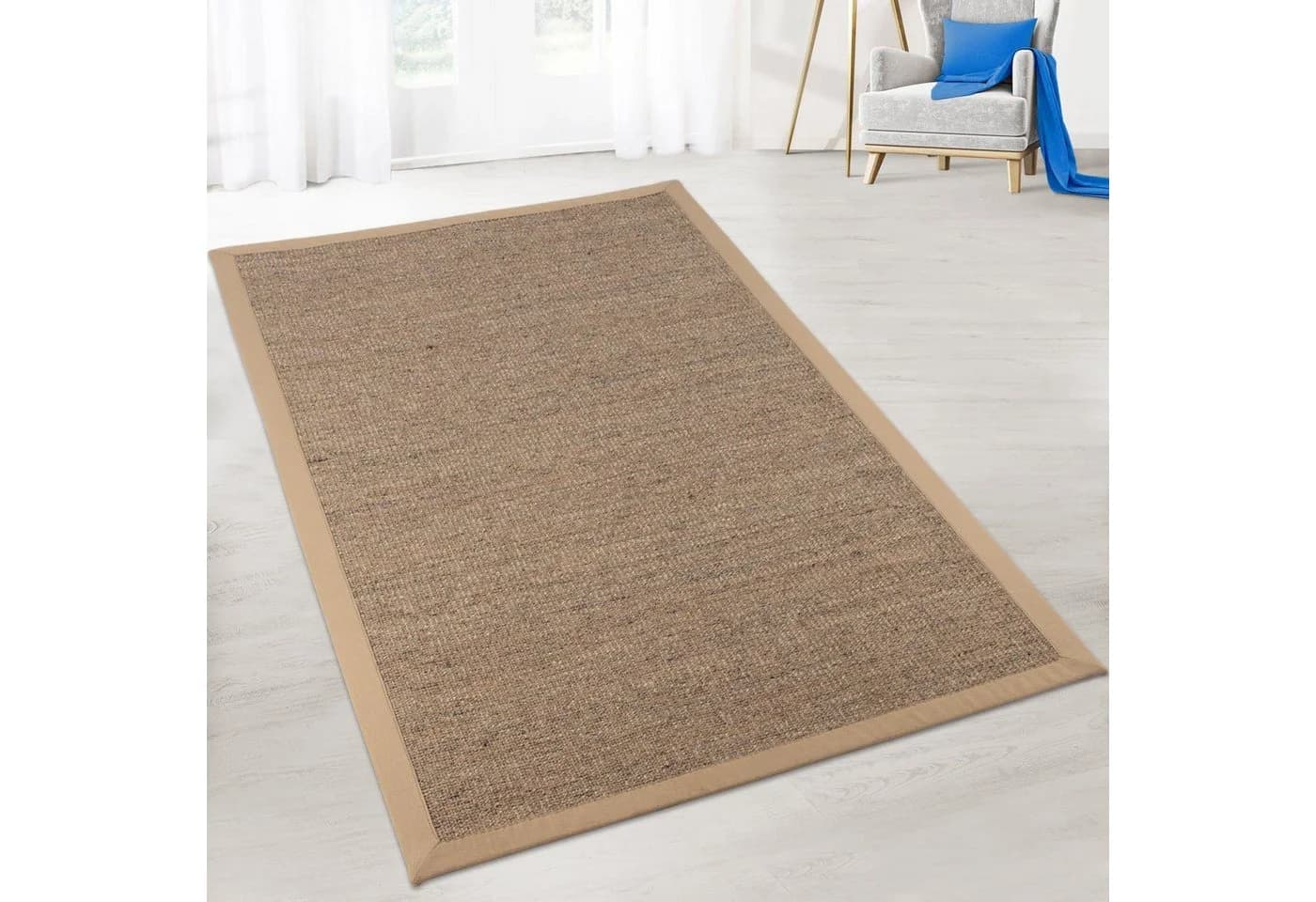 Karat Sisal-Teppich Old Heritage Naturfaser mit Latexrücken