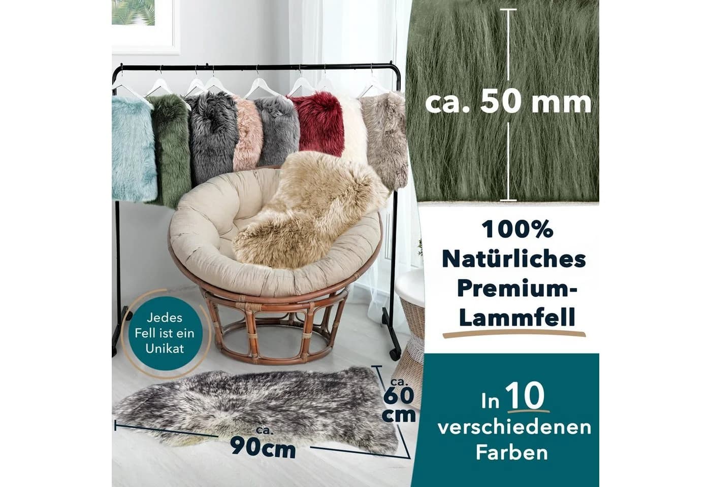 Karat Fellteppich Audrey Hautfreundlich - Bild 5