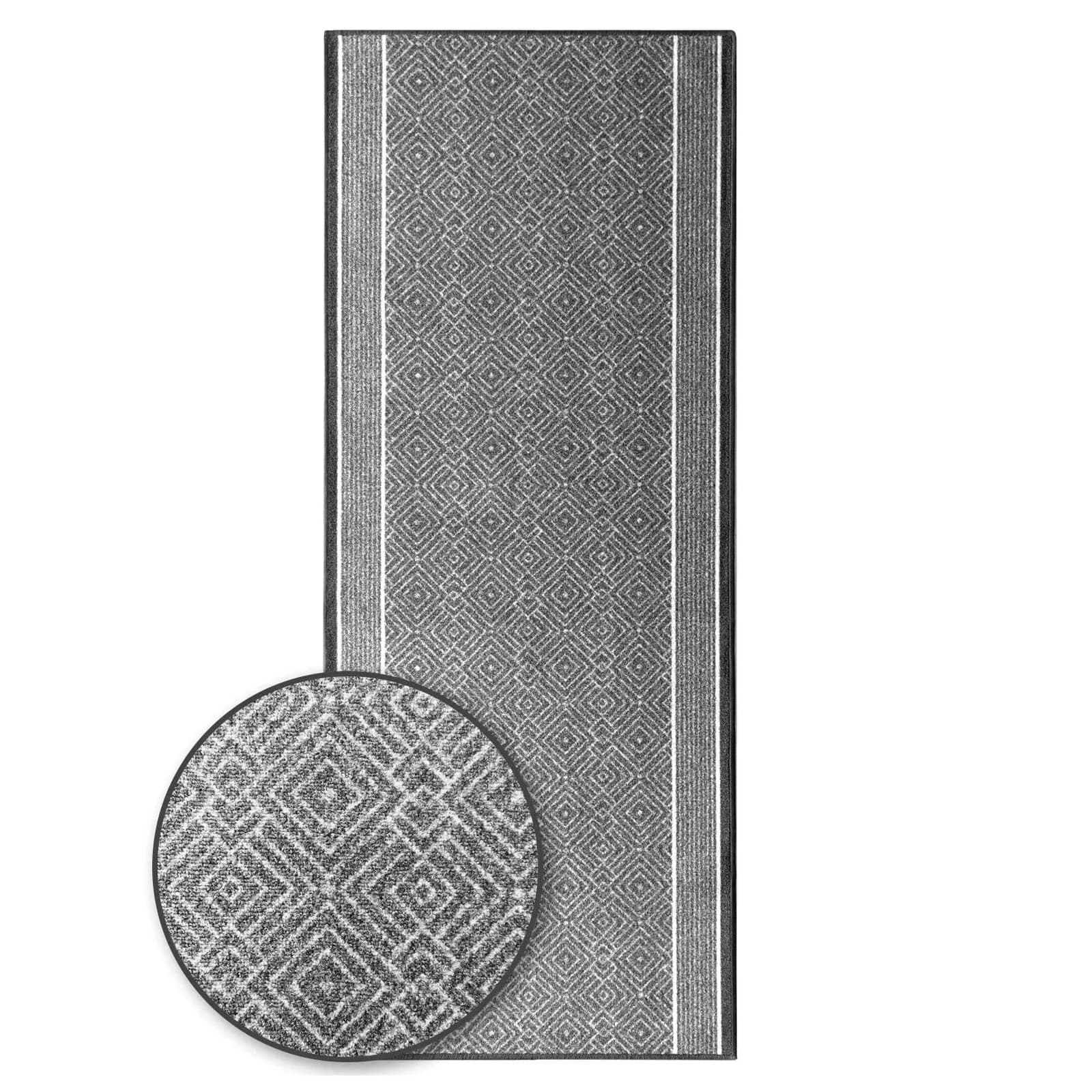Karat homeliving Teppich-Läufer Olymp Silber