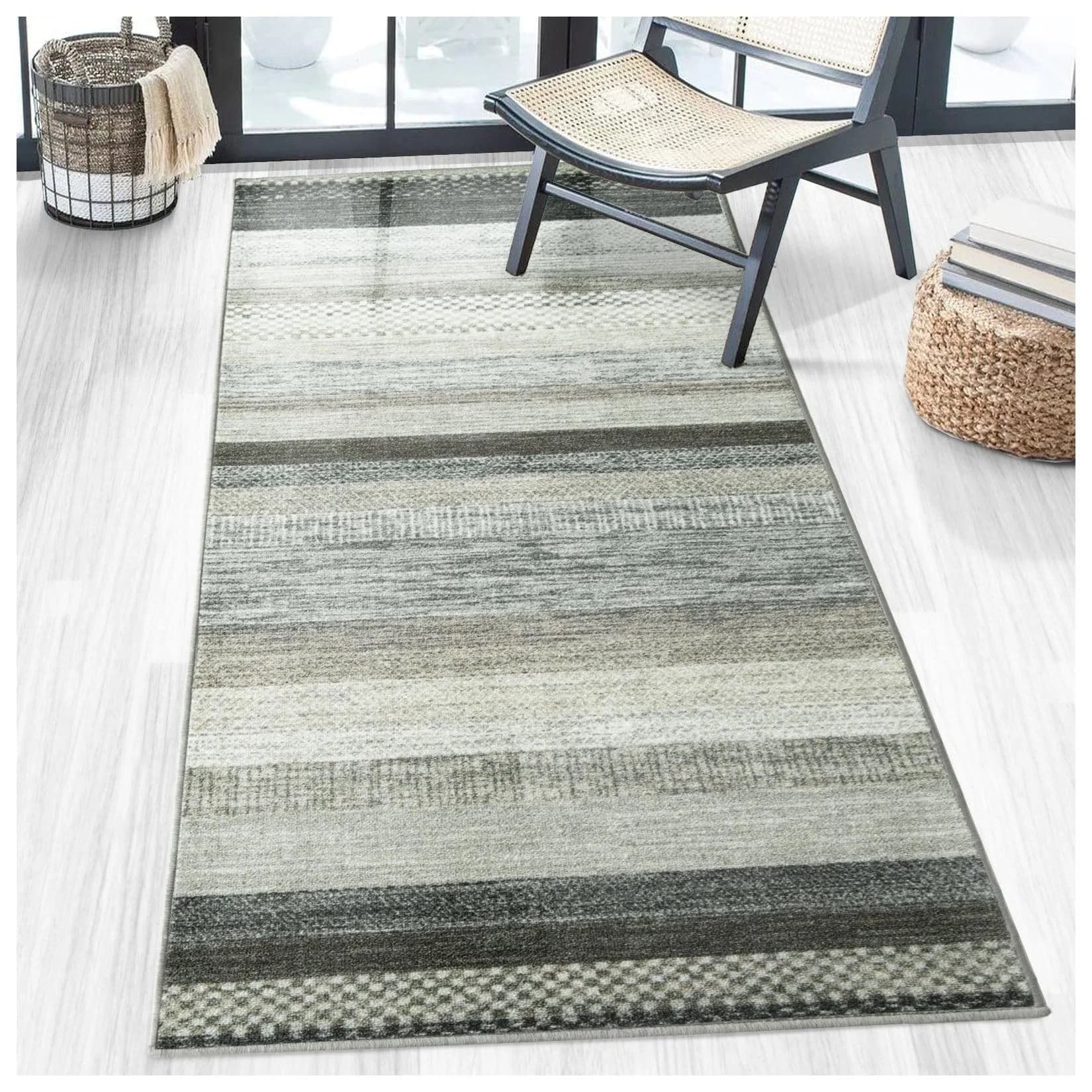 Floordirekt Teppichläufer Naxos Grau-Anthrazit