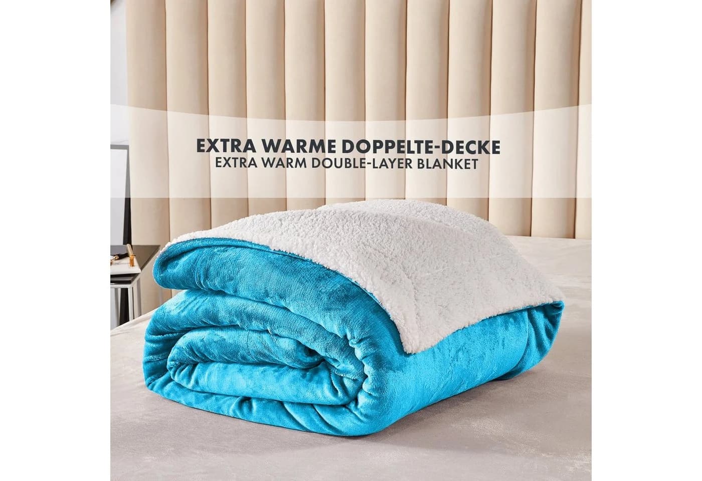 Kuscheldecke Glory Flauschig 100% Polyester - Bild 3