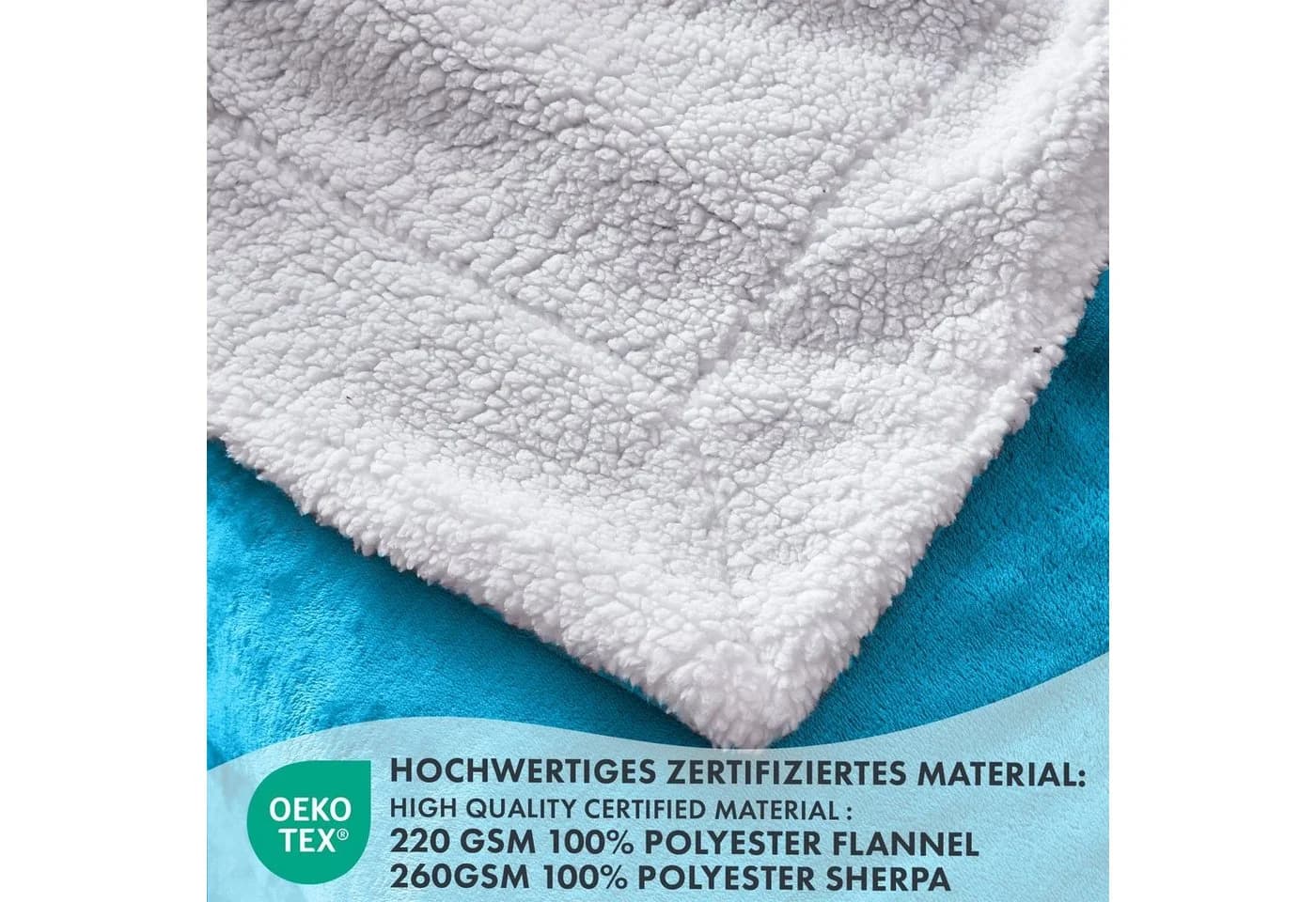 Kuscheldecke Glory Flauschig 100% Polyester - Bild 4