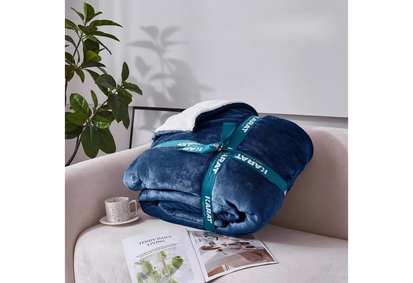 Wohndecke Glory Flauschig 100% Polyester Karat